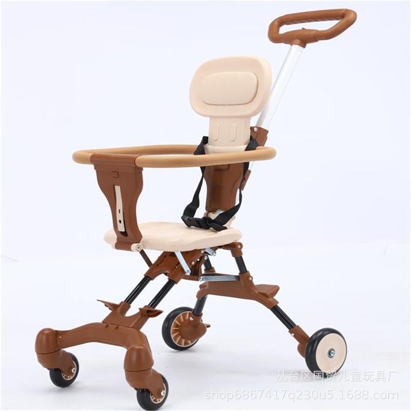 Walking Baby Artifact Travel Light Can Be A Key Folding Two-Way Out Of High Landscape Baby Stroller - Image 1